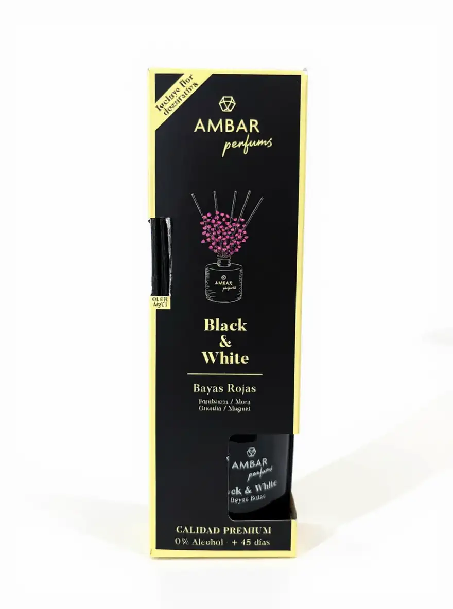 MIKADO AMBAR BLACK & WHITE